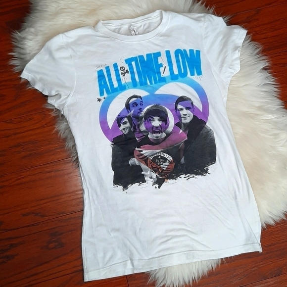 Startee Tops - All Time Low Band Tshirt